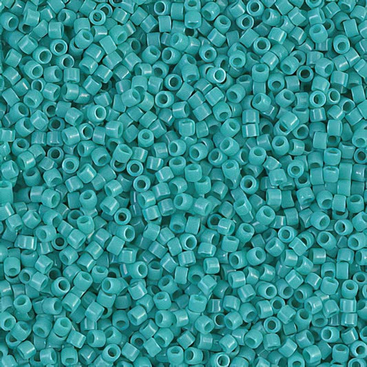 Delica 11/0 Beads - db0729 - Turquoise Green 5.2g