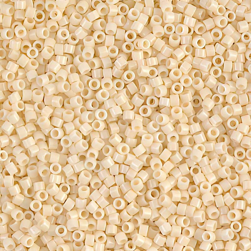 Delica Beads 11/0 - db0732b - Opaque Cream 50g