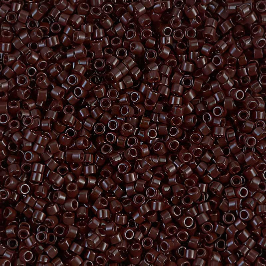 Delica Beads 11/0 - db0734b - Opaque Chocolate 50g