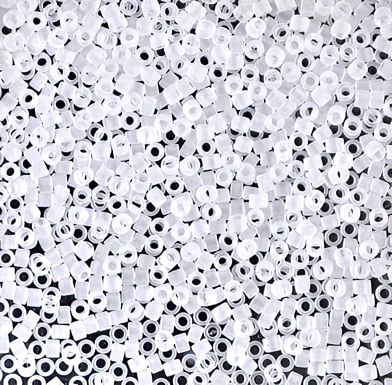 Delica Beads 11/0 - db0741b - Matte Transparent Crystal 50g