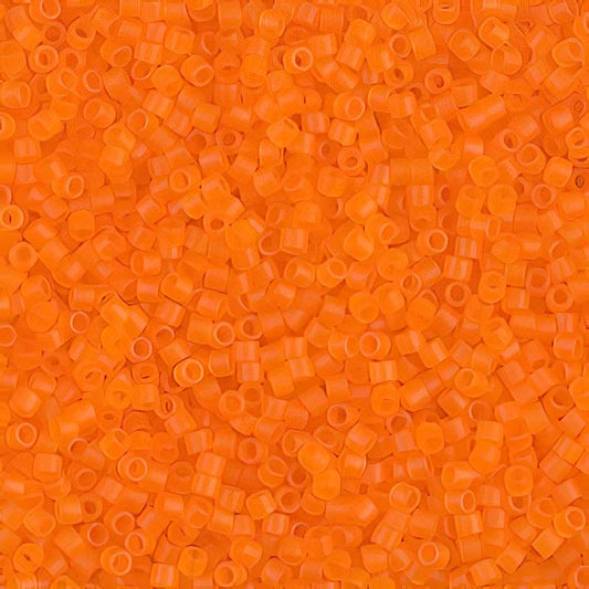 Delica Beads 11/0 - db0744b - Matte Transparent Orange 50g