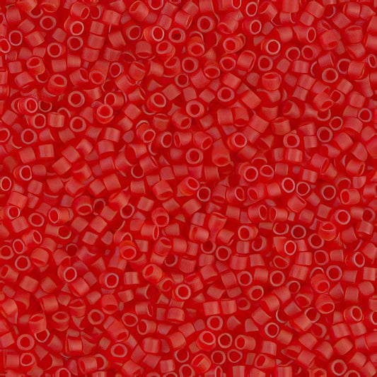 Delica 11/0 Beads - db0745 - Matte Flame Red 5.2g