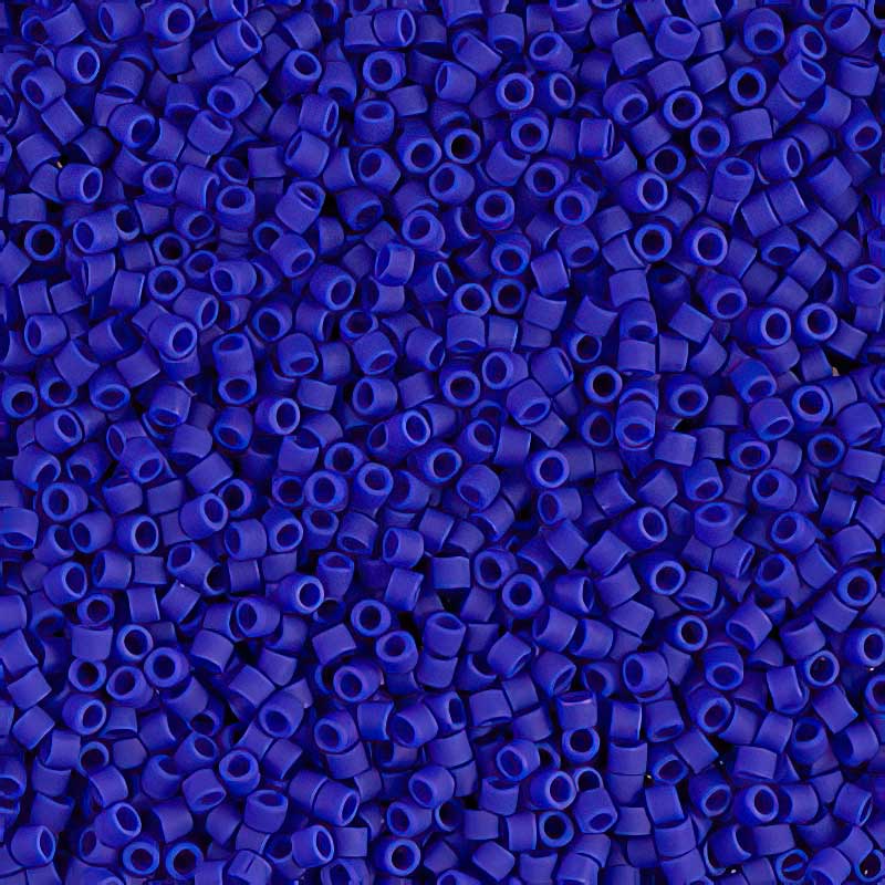 Delica 11/0 Beads - db0756 - Matte Opaque Royal Blue 5.2g