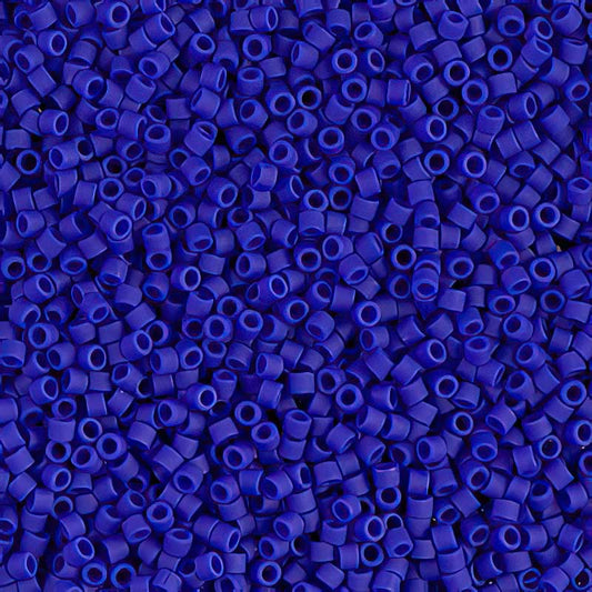 Delica 11/0 Beads - db0756 - Matte Opaque Royal Blue 5.2g