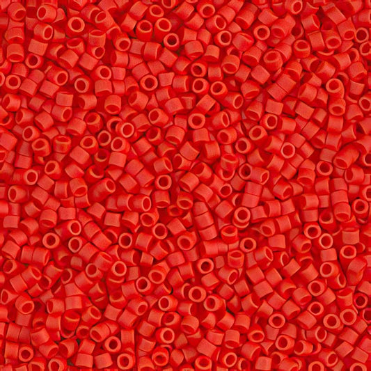 Delica 11/0 Beads - db0757 - Matte Opaque Light Siam 5.2g