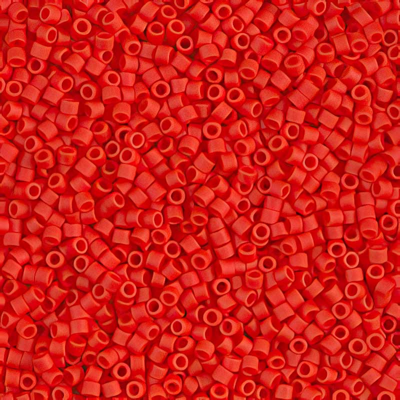 Delica Beads 11/0 - db0757b - Matte Opaque Light Siam 50g