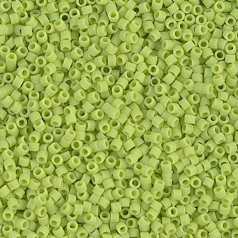 Delica 11/0 Beads - db0763 - Matte Opaque Chartreuse 5.2g
