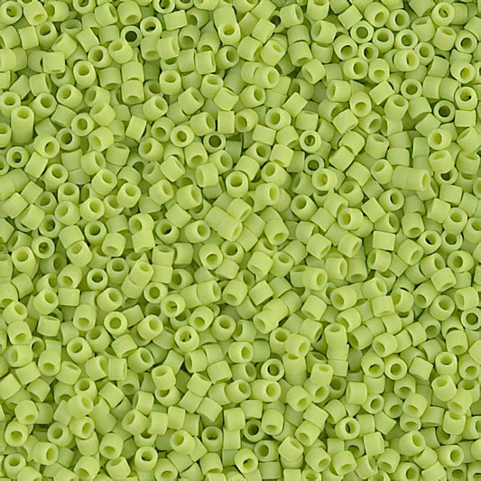 Delica 11/0 Beads - db0763 - Matte Opaque Chartreuse 5.2g