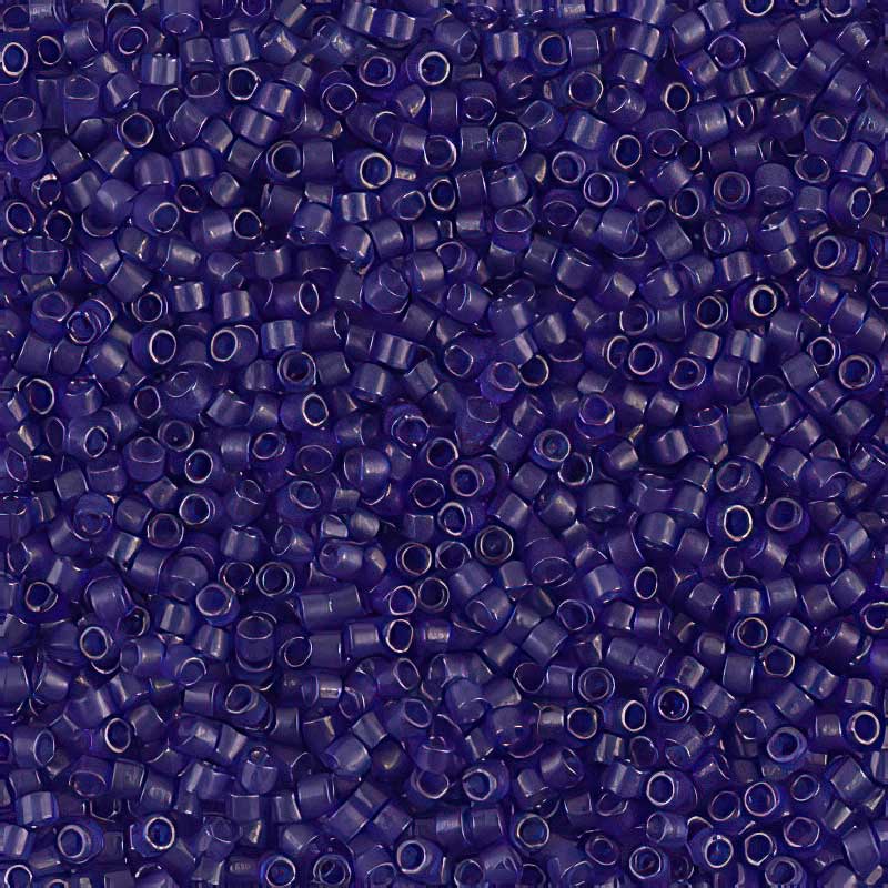 Delica Beads 11/0 - db0785b - Transparent Dyed Matte Violet 50g