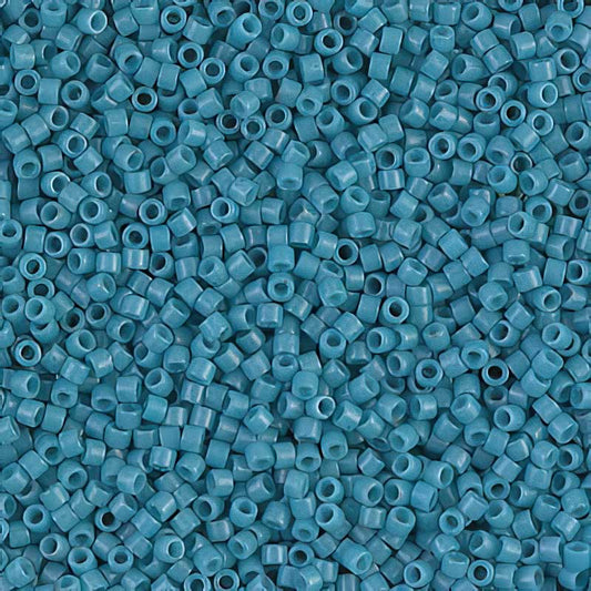 Delica 11/0 Beads - db0798 - Matte Dyed Opaque Capri 5.2g