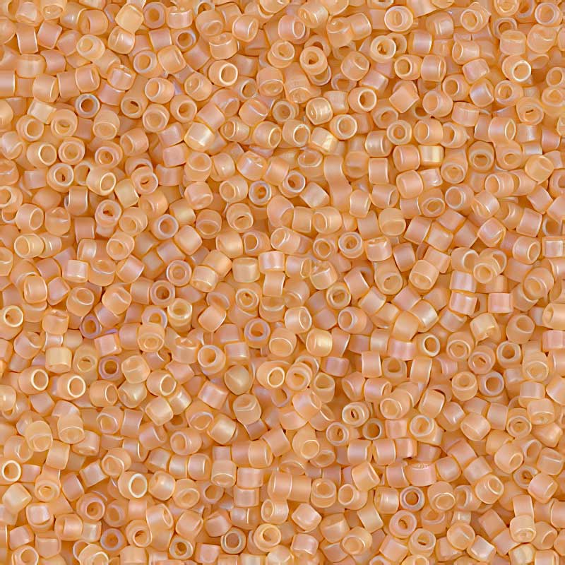 Delica 11/0 Beads - db0852 - Matte Cantaloupe AB 5.2g