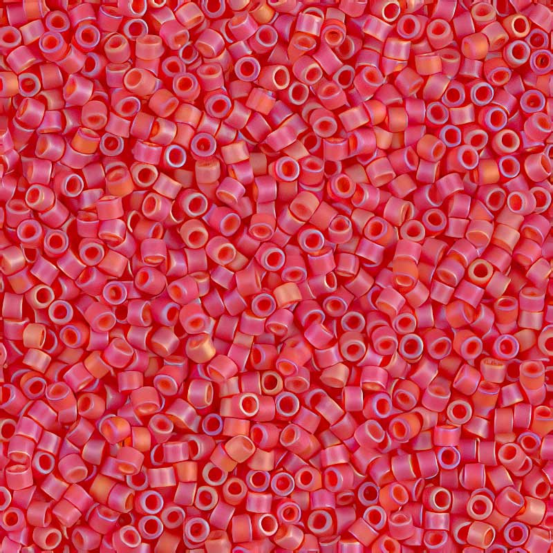 Delica Beads 11/0 - db0856b - Matte Light Red AB 50g