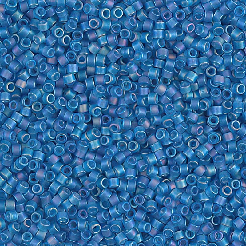 Delica 11/0 Beads - db0862 - Matte Light Blue AB 5.2g