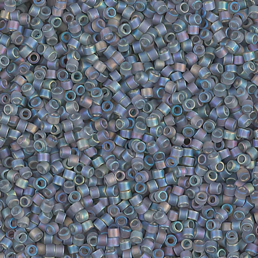 Delica 11/0 Beads - db0863 - Matte Grey AB 5.2g