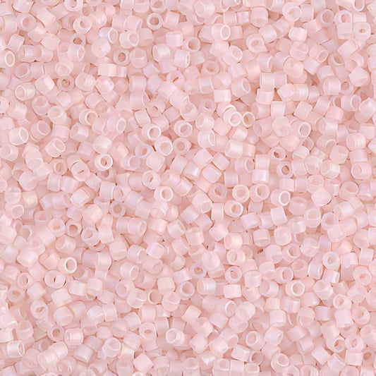 Delica 11/0 Beads - db0868 - Matte Transparent Pink Mist AB 5.2g