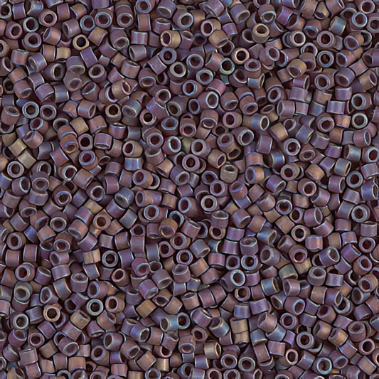 Delica 11/0 Beads - db0884 - Matte Opaque Brown AB 5.2g