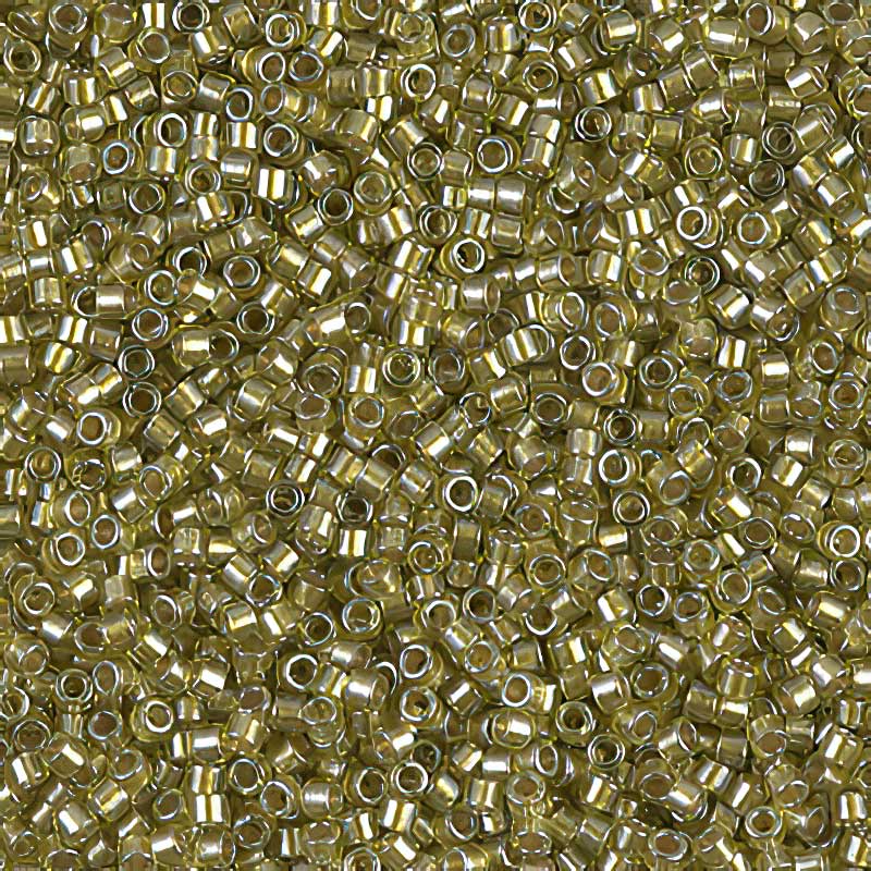 Delica Beads 11/0 - db0908b - Sparkling Light Yellow Lined Chartreuse 50g