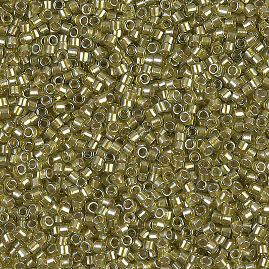 Delica Beads 11/0 - db0908b - Sparkling Light Yellow Lined Chartreuse 50g