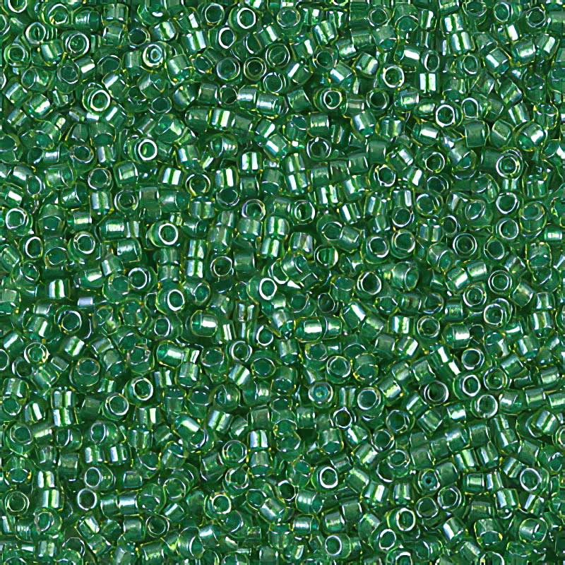 Delica Beads 11/0 - db0916b - Sparkling Light Green Lined Chartreuse 50g