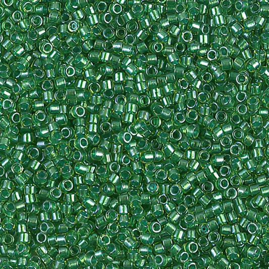 Delica Beads 11/0 - db0916b - Sparkling Light Green Lined Chartreuse 50g