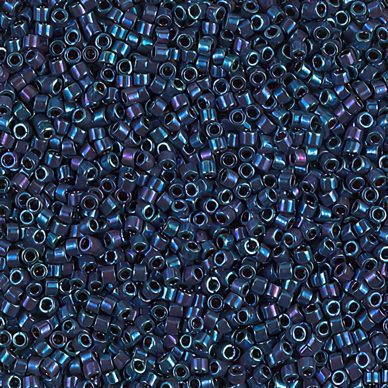Delica Beads 11/0 - db1005b - Metallic Royal Purple Gold Iris 50g