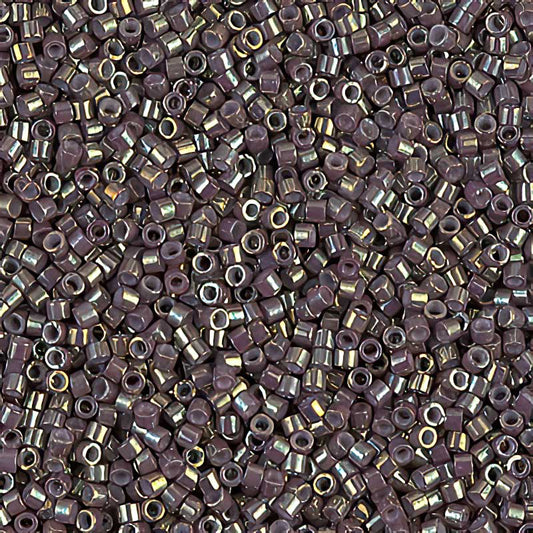 Delica 11/0 Beads - db1011 - Metallic Dusty Mauve Gold Iris 5.2g
