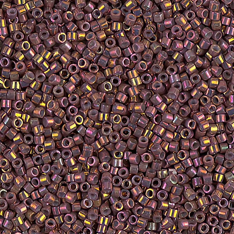Delica 11/0 Beads - db1013 - Metallic Tea Berry Gold Iris 5.2g