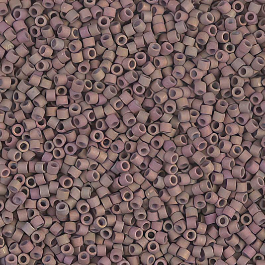 Delica 11/0 Beads - db1061 - Matte Metallic Gold Luster Dusky Adobe AB 5.2g