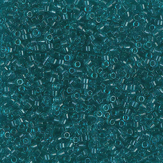 Delica Beads 11/0 - db1108b - Transparent Caribbean Teal 50g