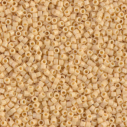 Delica 11/0 Beads - db1131 - Opaque Vintage Ivory 5.2g