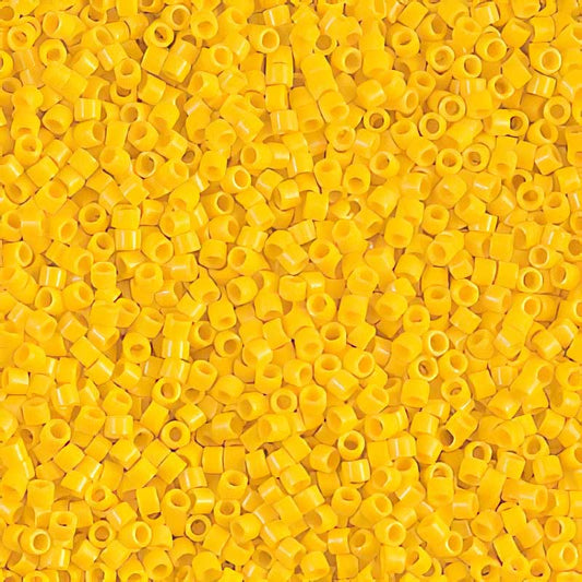 Delica Beads 11/0 - db1132b250 - Opaque Canary 250g