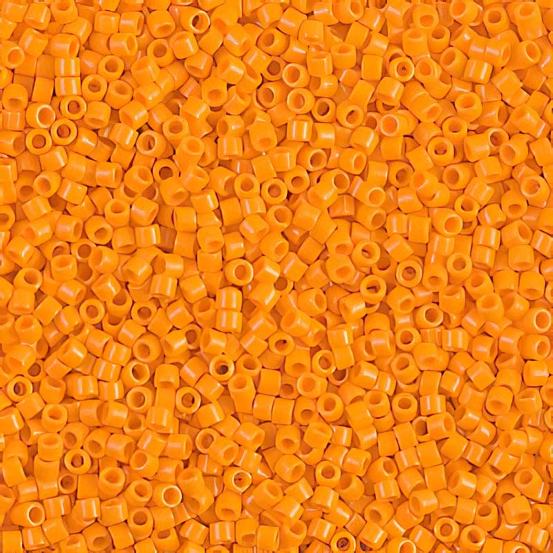 Delica Beads 11/0 - db1133b - Opaque Mandarin 50g