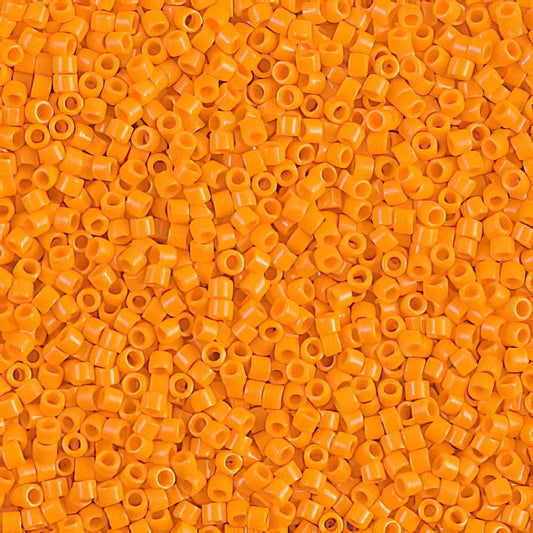 Delica Beads 11/0 - db1133b250 - Opaque Mandarin 250g