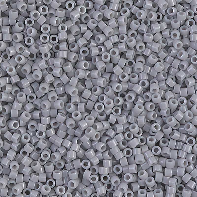 Delica 11/0 Beads - db1139 - Opaque Ghost Grey 5.2g