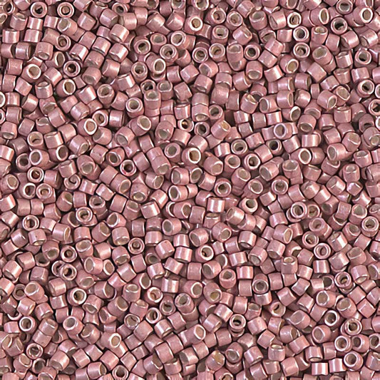 Delica Beads 11/0 - db1156b - Semi-Matte Galvanized Pink Blush 50g