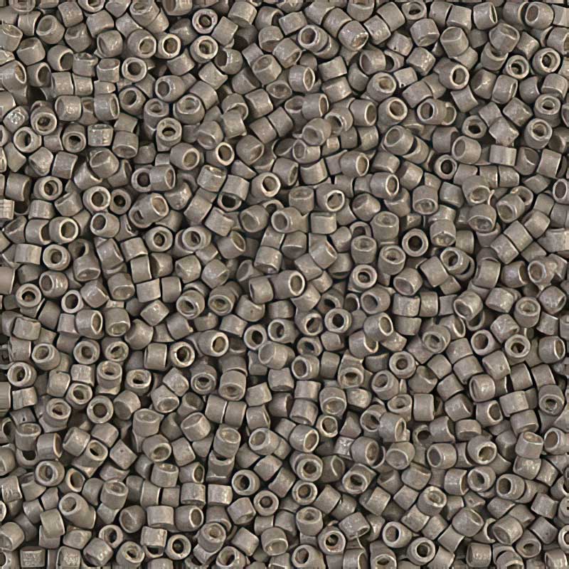 Delica 11/0 Beads - db1169 - Matte Galvanized Silver Pewter 5.2g