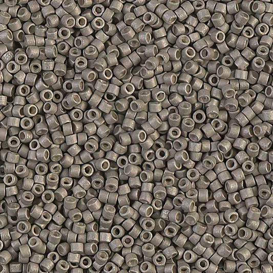 Delica 11/0 Beads - db1169 - Matte Galvanized Silver Pewter 5.2g