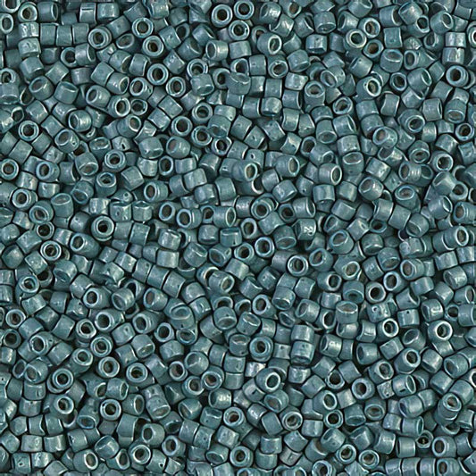 Delica 11/0 Beads - db1172 - Matte Galvanized Dark Aqua 5.2g