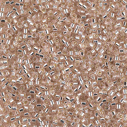 Delica Beads 11/0 - db1203b - Silver Lined Pink Mist 50g