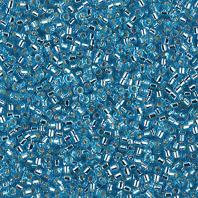 Delica 11/0 Beads - db1209 - Silver Lined Ocean Blue 5.2g