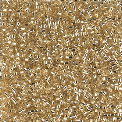 Delica Beads 11/0 - db1212b - Silver Lined Crystal Ivory 50g