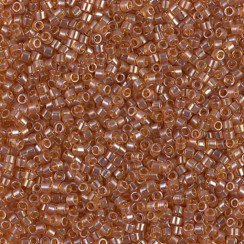 Delica 11/0 Beads - db1221 - Transparent Marigold Lustre 7.5g