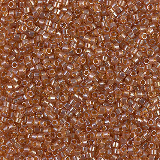 Delica 11/0 Beads - db1221 - Transparent Marigold Lustre 7.5g