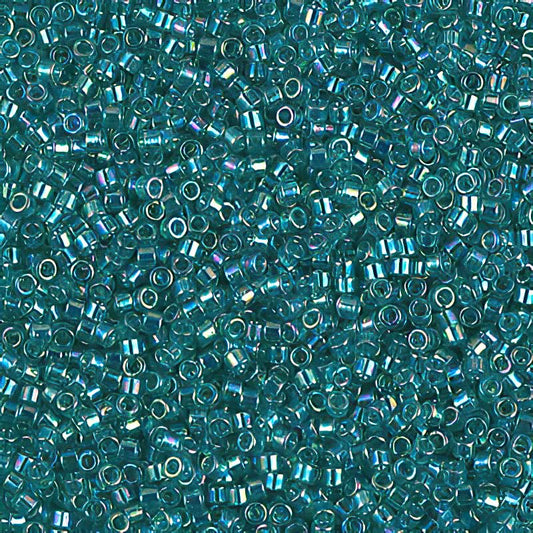 Delica 11/0 Beads - db1248 - Transparent Caribbean Teal AB 5.2g
