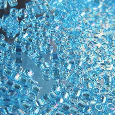 Delica 11/0 Beads - db1249 - Transparent Ocean Blue AB 5.2g