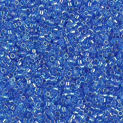 Delica 11/0 Beads - db1250 - Transparent Azure AB 7.1g