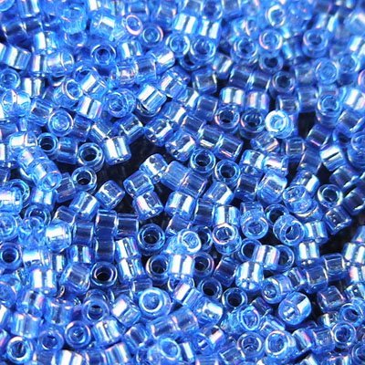 Delica 11/0 Beads - db1250 - Transparent Azure AB 7.1g