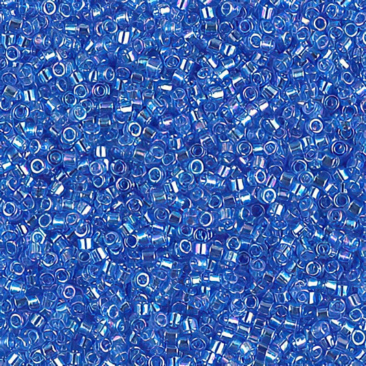 Delica Beads 11/0 - db1250b - Transparent Azure AB 50g