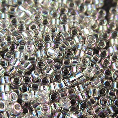 Delica 11/0 Beads - db1251 - Transparent Grey Mist AB 5.2g