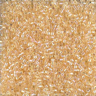 Delica Beads 11/0 - db1252b - Transparent Crystal Ivory Luster 50g